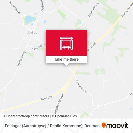 Foldager (Aarestrupvej / Rebild Kommune) map