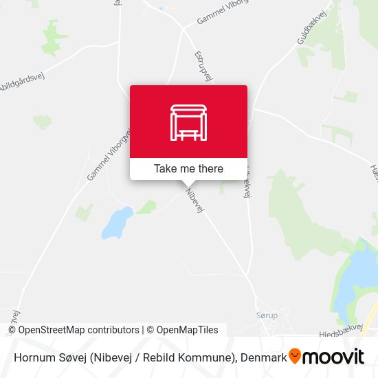 Hornum Søvej (Nibevej / Rebild Kommune) map