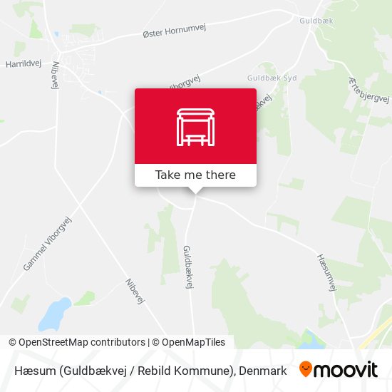 Hæsum (Guldbækvej / Rebild Kommune) map