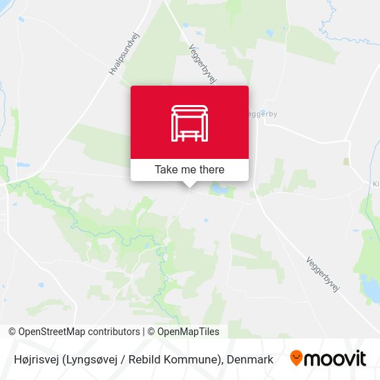 Højrisvej (Lyngsøvej / Rebild Kommune) map