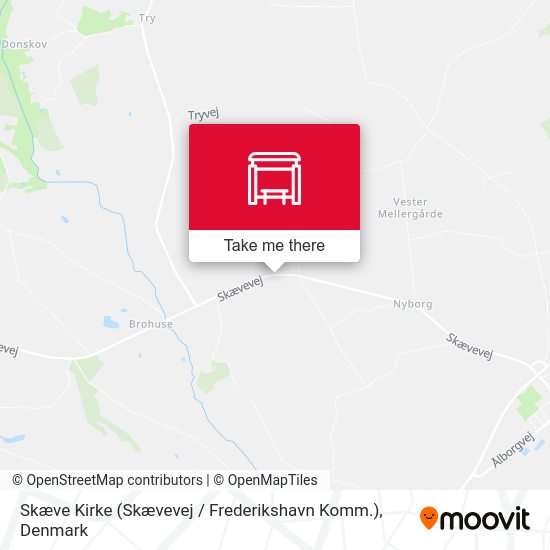 Skæve Kirke (Skævevej / Frederikshavn Komm.) map