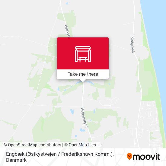 Engbæk (Østkystvejen / Frederikshavn Komm.) map