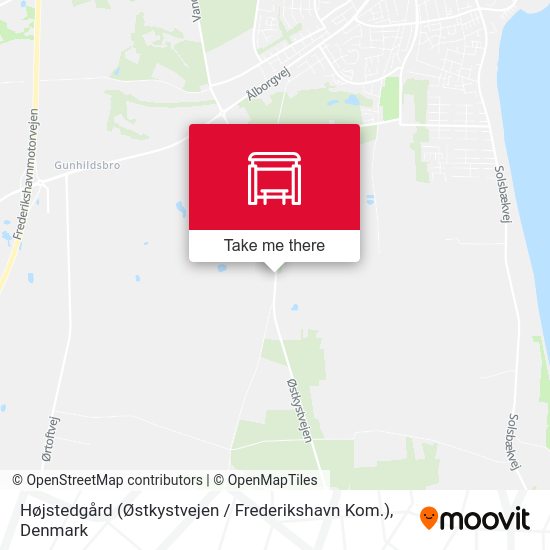 Højstedgård (Østkystvejen / Frederikshavn Kom.) map