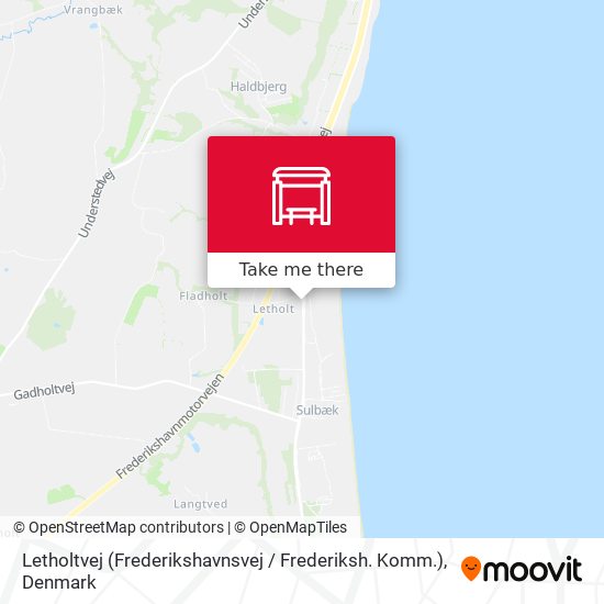 Letholtvej (Frederikshavnsvej / Frederiksh. Komm.) map