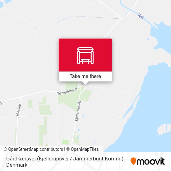Gårdkærsvej (Kjellerupsvej / Jammerbugt Komm.) map