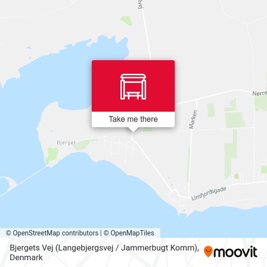 Bjergets Vej (Langebjergsvej / Jammerbugt Komm) map