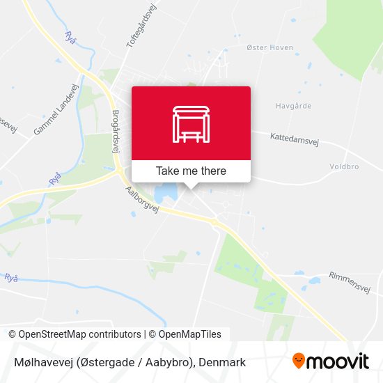 Mølhavevej (Østergade / Aabybro) map