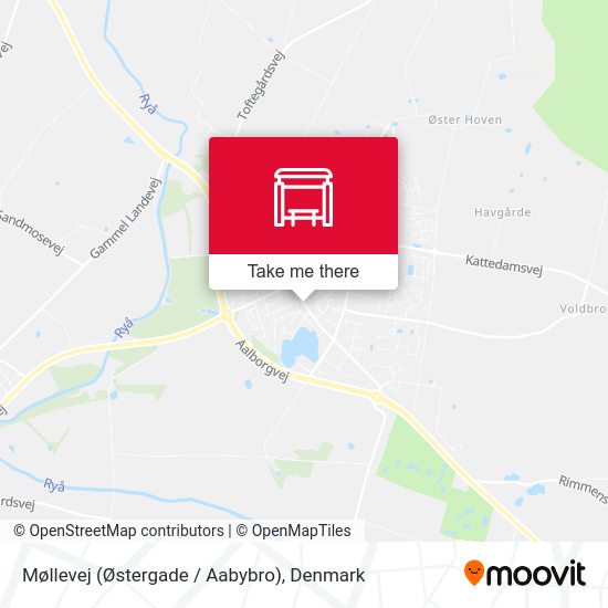Møllevej (Østergade / Aabybro) map