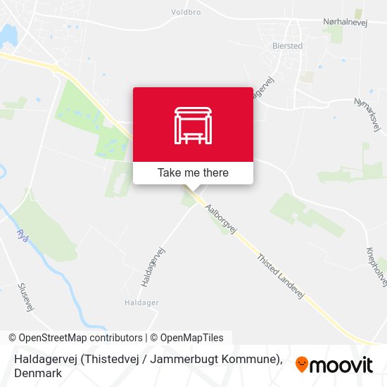 Haldagervej  (Thistedvej / Jammerbugt Kommune) map