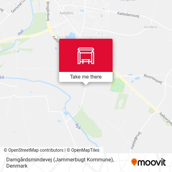 Damgårdsmindevej (Jammerbugt Kommune) map