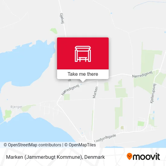 Marken (Jammerbugt Kommune) map