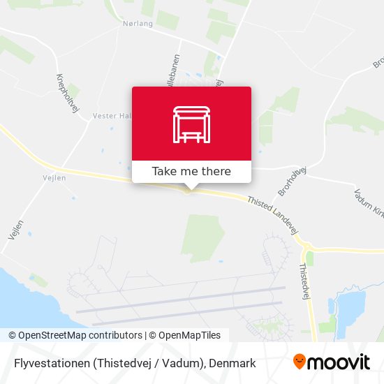 Flyvestationen (Thistedvej / Vadum) map