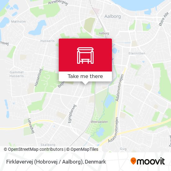 Firkløvervej (Hobrovej / Aalborg) map