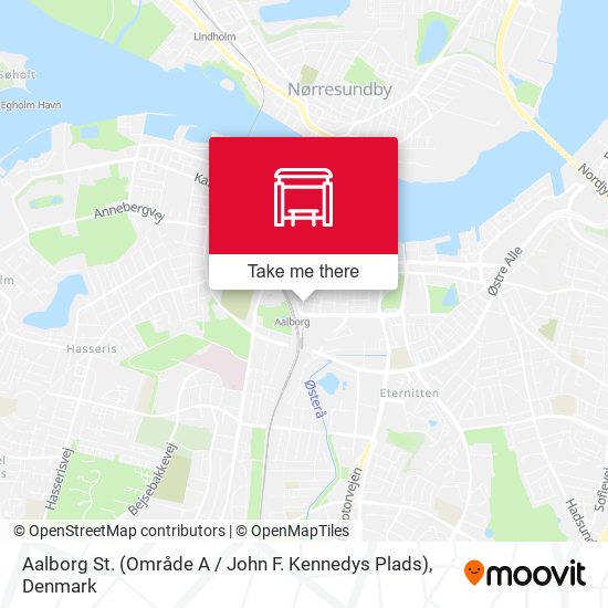 Aalborg St. (Område A / John F. Kennedys Plads) map