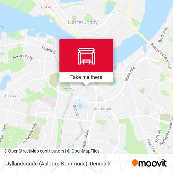 Jyllandsgade (Aalborg Kommune) map