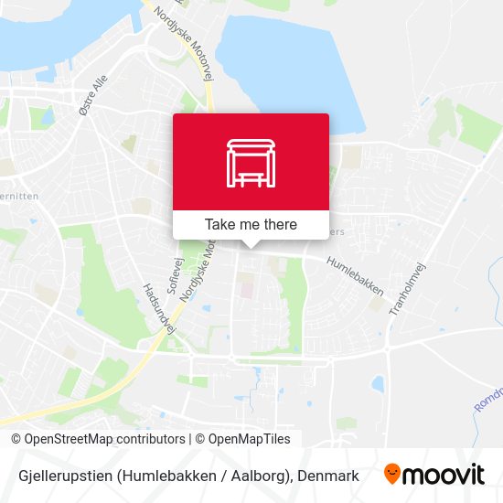 Gjellerupstien (Humlebakken / Aalborg) map
