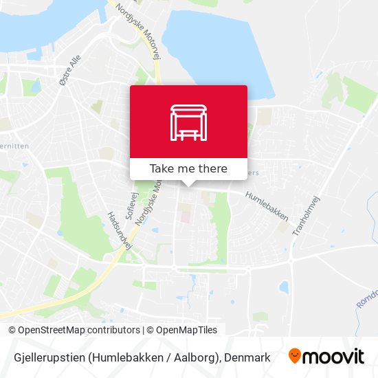 Gjellerupstien (Humlebakken / Aalborg) map