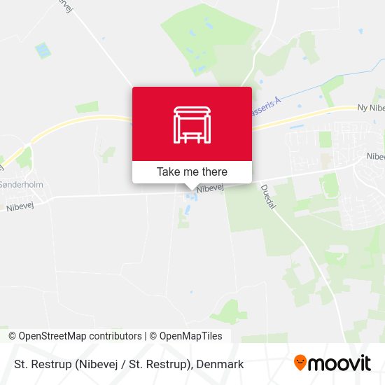 St. Restrup (Nibevej / St. Restrup) map