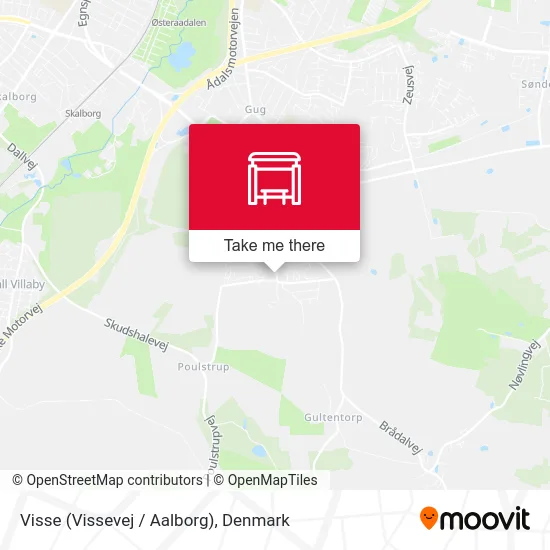 Visse (Vissevej / Aalborg) map