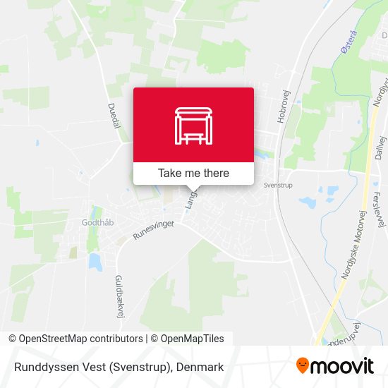 Runddyssen Vest (Svenstrup) map