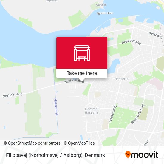 Filippavej (Nørholmsvej / Aalborg) map