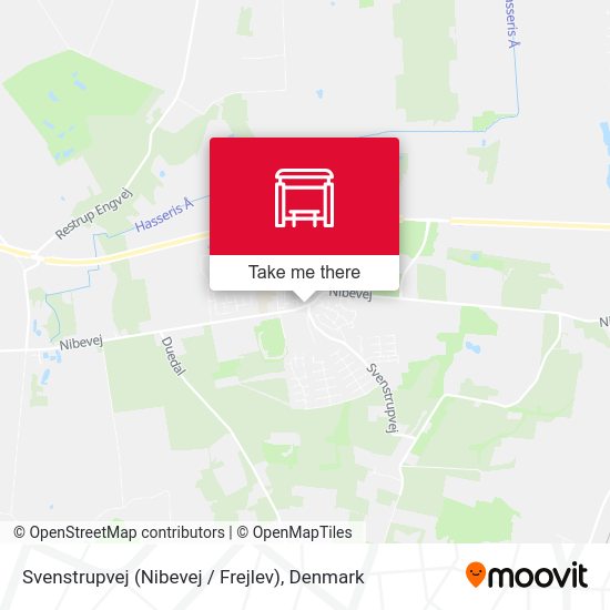 Svenstrupvej (Nibevej / Frejlev) map