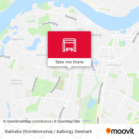 Bakkebo (Kornblomstvej / Aalborg) map