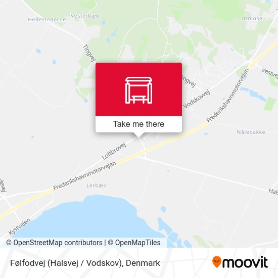 Følfodvej (Halsvej / Vodskov) map