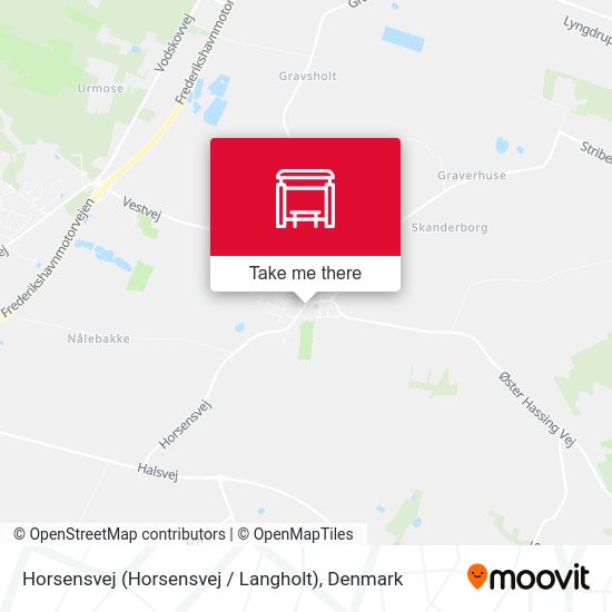 Horsensvej (Horsensvej / Langholt) map