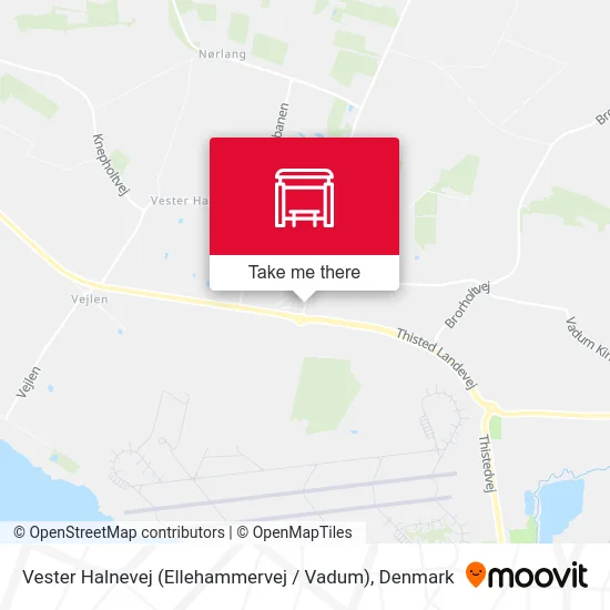 Vester Halnevej (Ellehammervej / Vadum) map