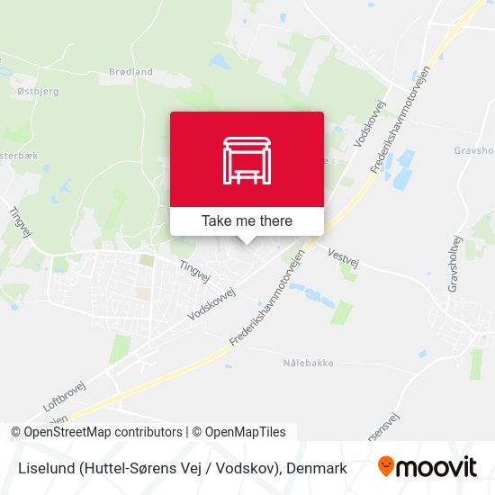 Liselund (Huttel-Sørens Vej  / Vodskov) map