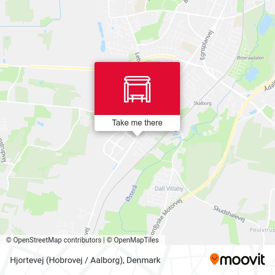 Hjortevej (Hobrovej / Aalborg) map