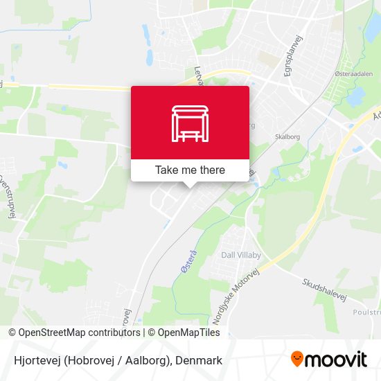 Hjortevej (Hobrovej / Aalborg) map