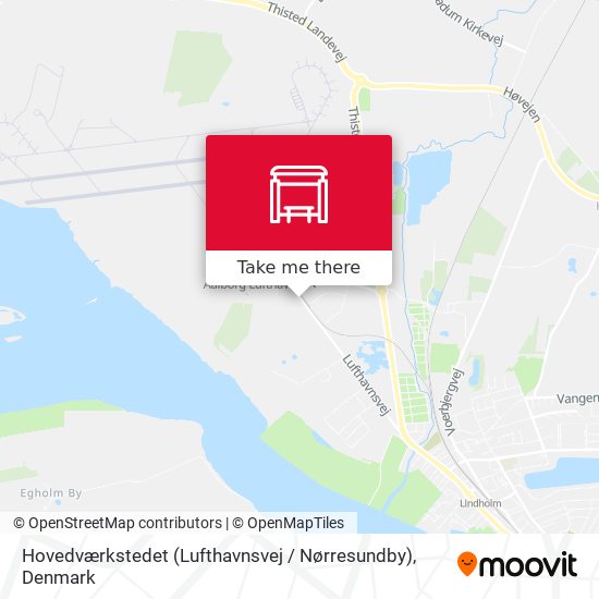 Hovedværkstedet (Lufthavnsvej / Nørresundby) map