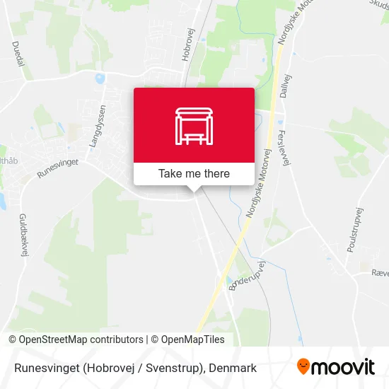 Runesvinget (Hobrovej / Svenstrup) map