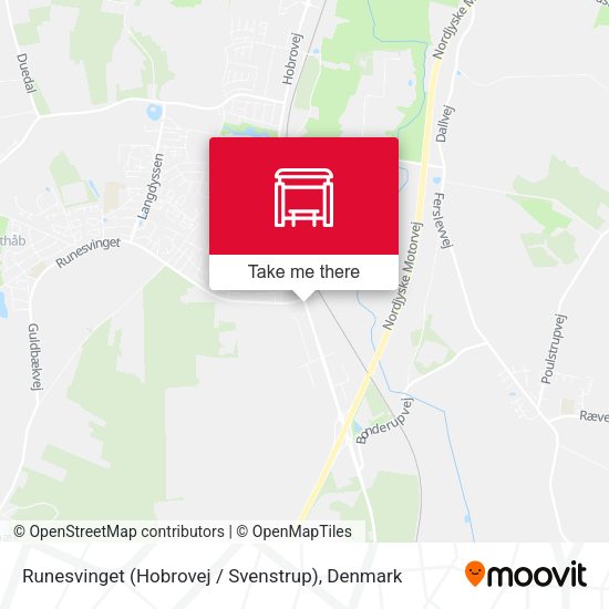 Runesvinget (Hobrovej / Svenstrup) map
