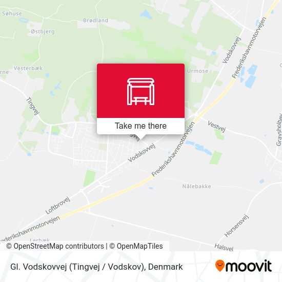 Gl. Vodskovvej (Tingvej / Vodskov) map