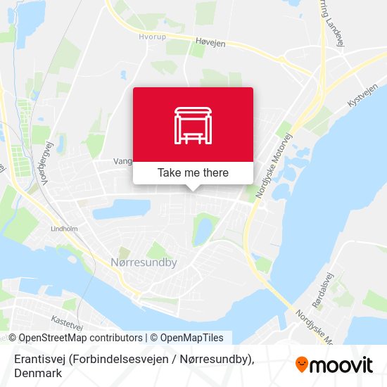 Erantisvej (Forbindelsesvejen / Nørresundby) map