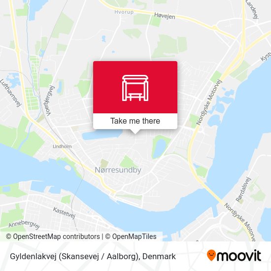 Gyldenlakvej (Skansevej / Aalborg) map