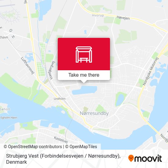Strubjerg Vest (Forbindelsesvejen / Nørresundby) map