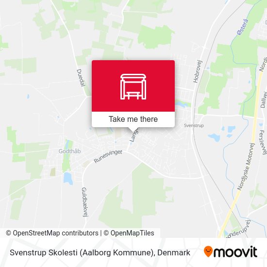 Svenstrup Skolesti (Aalborg Kommune) map