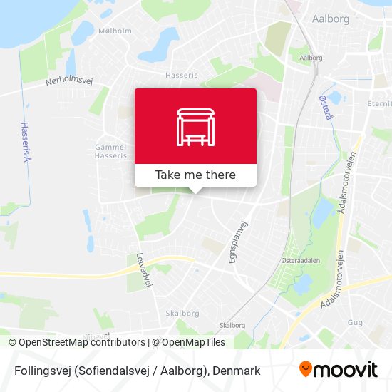 Follingsvej (Sofiendalsvej / Aalborg) map