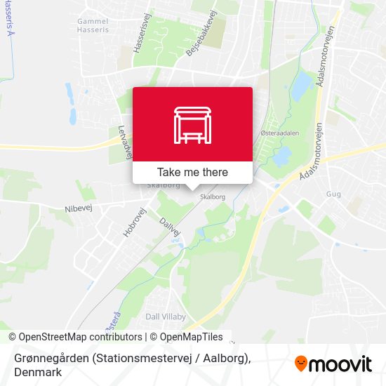 Grønnegården (Stationsmestervej / Aalborg) map