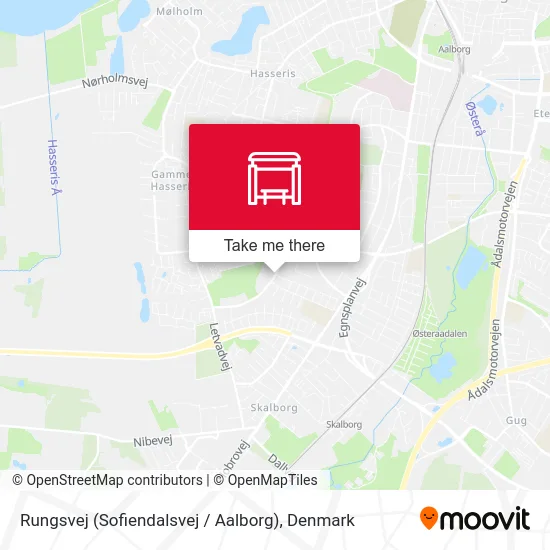 Rungsvej (Sofiendalsvej / Aalborg) map
