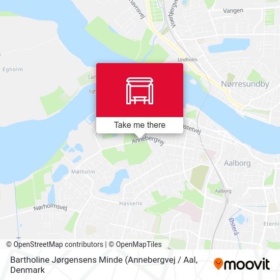 Bartholine Jørgensens Minde map