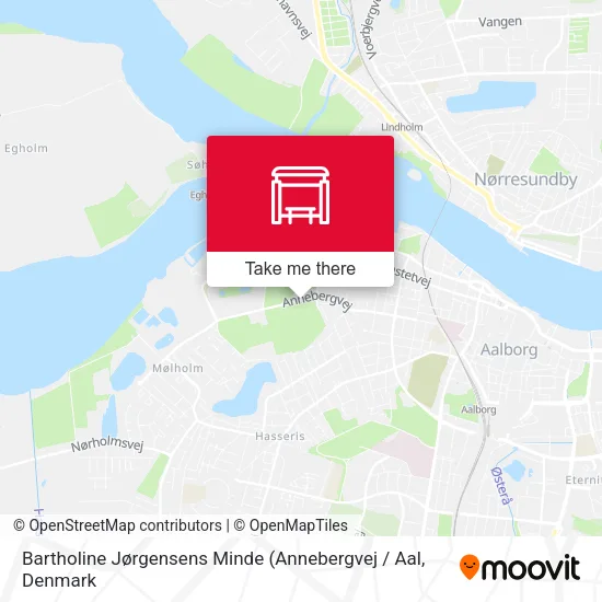 Bartholine Jørgensens Minde map