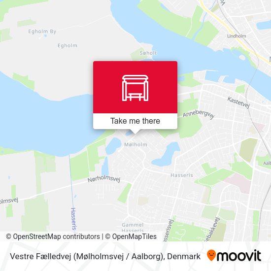 Vestre Fælledvej (Mølholmsvej / Aalborg) map