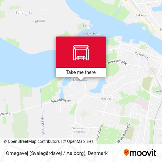 Omegavej (Svalegårdsvej / Aalborg) map