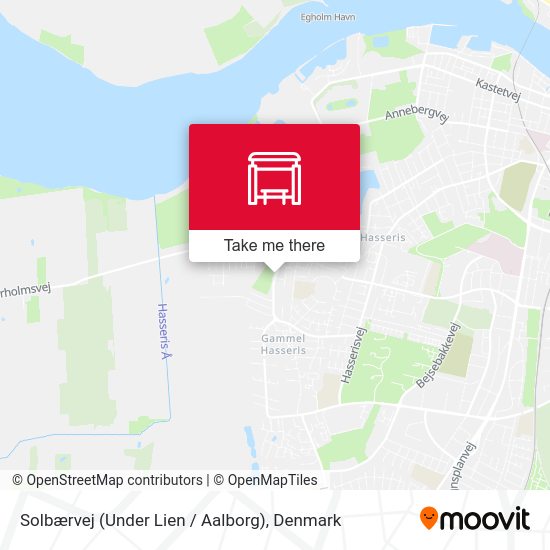 Solbærvej (Under Lien / Aalborg) map