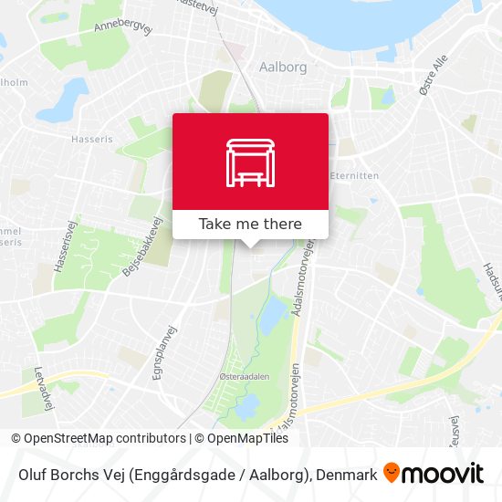 Oluf Borchs Vej (Enggårdsgade / Aalborg) map
